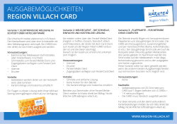 Infos _Region Villach CARD_Betriebe Ausgabevarianten