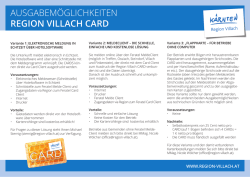 Infos _Region Villach CARD_Betriebe Ausgabevarianten