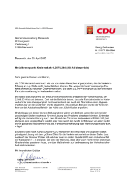 Anschreiben - CDU