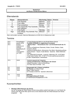 Rapo 17 2015 - Rudolf Steiner Schule Berlin