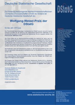 Wolfgang Wetzel Preis