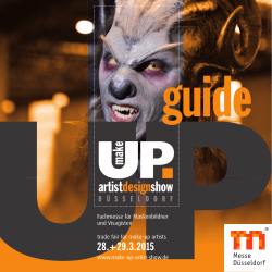 UPFachmesse für Maskenbildner und Visagisten trade fair for make