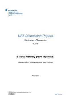 Is there a monetary growth imperative?