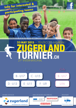 Info Folder PDF - Zuger Fussballverband