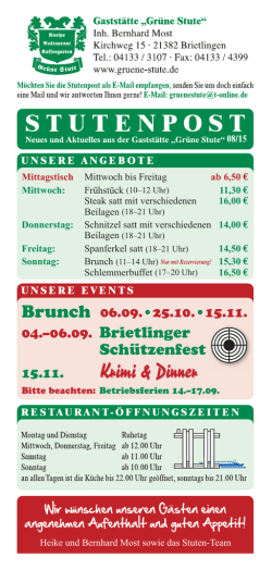 Stutenpost - grüne Stute