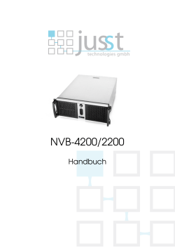 NVB-4200/2200 - jusst technologies GmbH