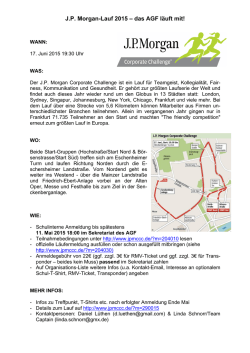 JPMorgan-Lauf Info - Abendgymnasium Frankfurt am Main