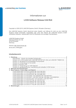 Release Notes LCOS 9.04 RU4