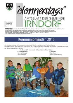 donnerstags, KW 201517