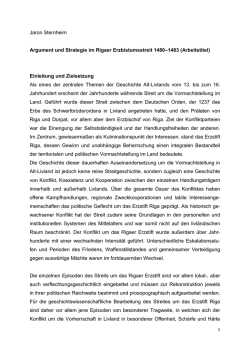 Jaron Sternheim Argument und Strategie im Rigaer