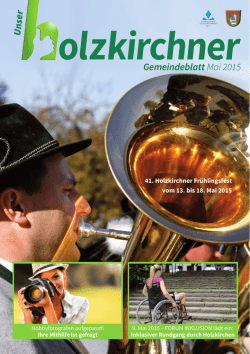 Gemeindeblatt Mai 2015