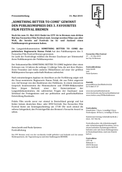 something better to come - Favourites Film Festival