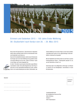 ERINNERN - Evangelische Jugend der Pfalz