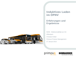 Induktives Laden im &Ouml;PNV &ndash; K&ouml;bel, Primove  - now