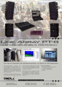 Line Array PT-8