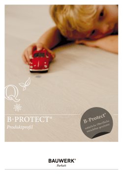 B-Protect® - Bauwerk Parkett