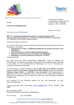 Informationen TOPaktuell - Rheinisch