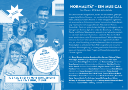 Normalität – ein Musical