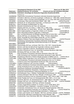 Tabelle im PDF-Format - Deutsche Hugenotten