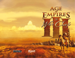 AoE3 War Chiefs Handbuch: x - Software