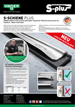 S-SCHIENE PlUS
