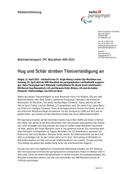 Hug und Sch&auml;r streben Titelverteidigung an