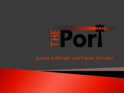 Joshua Antlfinger und Frauke Schrader