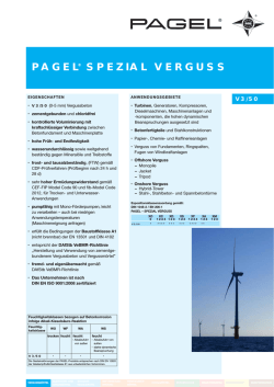 Datenblatt - Pagel Spezial