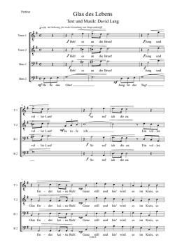 Glas des Lebens - David Lang I Komponist