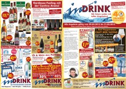 inDRINK Flyer M&auml;rz 2015