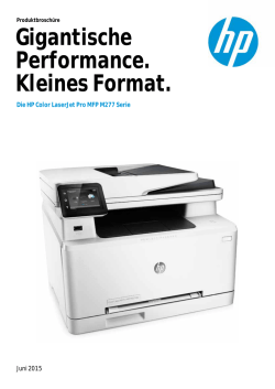 Gigantische Performance. Kleines Format.
