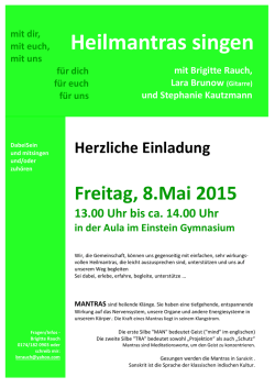 Heilmantras singen - Einstein
