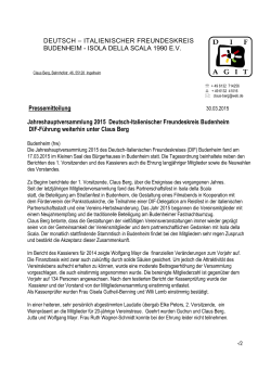 DIF MV Pressenotiz Heimatzeitung 2015.
