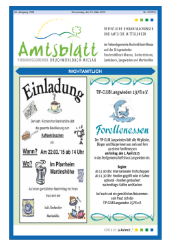 Amtsblatt KW 12 - Verbandsgemeinde Bruchmühlbach