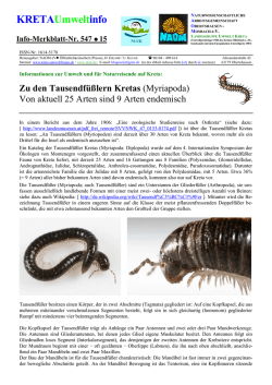 Zu den Tausendf&uuml;&szlig;lern Kretas