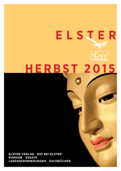 Herbstvorschau - Elster Verlag