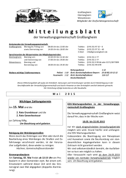 Mai Mitteilungsblatt 2015, 817 KB