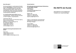 Die NATO als Kunde