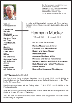 Hermann Mucker - ov