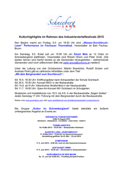 Info-Industrieviertelfestival 2015