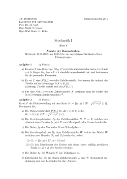 Blatt 08 - Fakultät für Mathematik