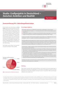 Studie - Hertie School of Governance