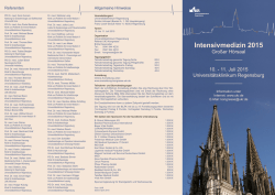 ivm-1507 - Universit&auml;tsklinikum Regensburg