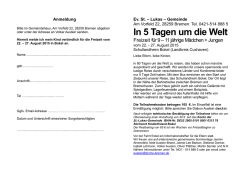 In 5 Tagen um die Welt