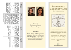 ILP Mittwochsgruppe Basel - Verein f&uuml;r Integrales Leben