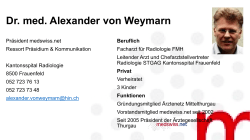 Dr. med. Alexander von Weymarn