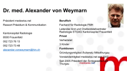 Dr. med. Alexander von Weymarn