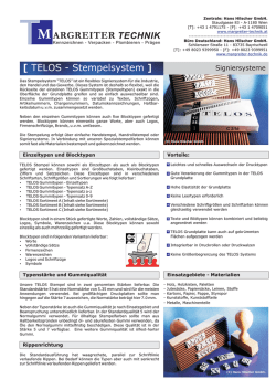 Signierstempel &ndash; Stempelsystem TELOS