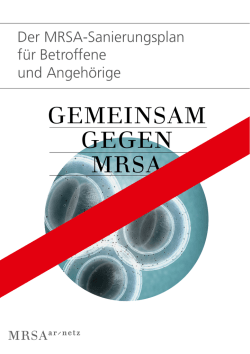 MRSA-Sanierungsplan f&uuml;r Betroffene und Angeh&ouml;rige