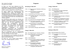 Programm Programm - Deutsche Gesellschaft für Mund